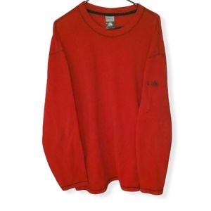 Vintage Nike ACG Therma Fit Red Fleece Pullover Crewneck Sweater Men's XXL 2XL